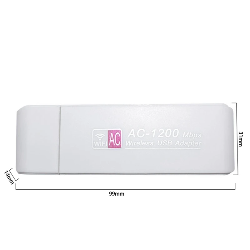 1 шт. беспроводной USB-адаптер MT7612UN 2 4/5 8 ГГц