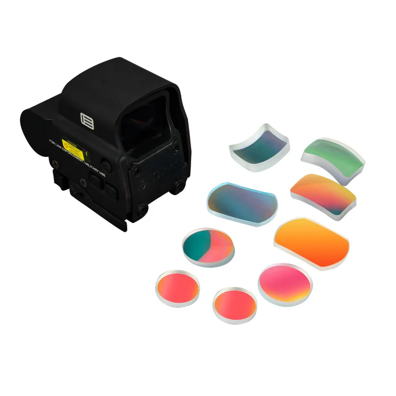 

1 piece length 34mm width 34mm thickness 2.74mm special-shaped spectral reflector lens sight lens optical instrument