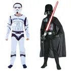 маска хэллоуин новогодние костюмы дети косплей костюм хэллоуин одежда безумный азарт косплей Костюм для мальчиков из фильма Звездные войны