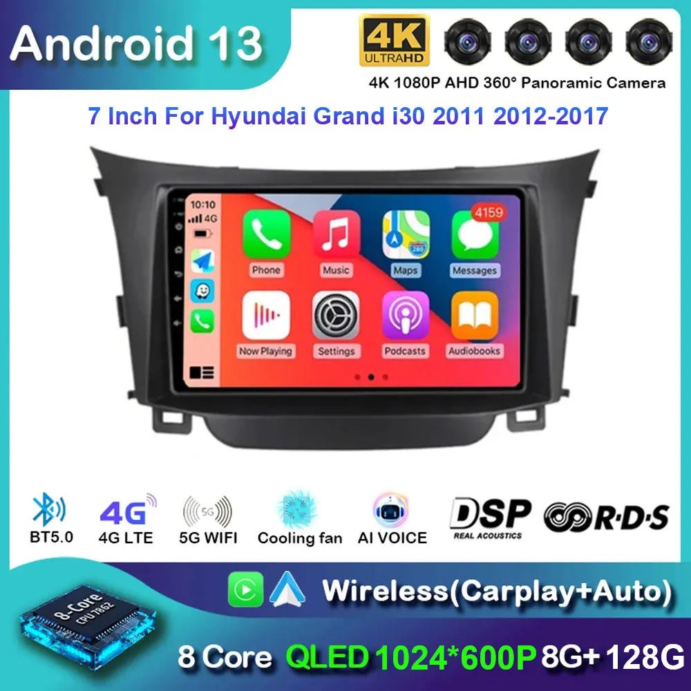 Автомобильный радиоприемник мультимедийный плеер для Hyundai I30 Elantra 2012 2013 2014 2015 2016