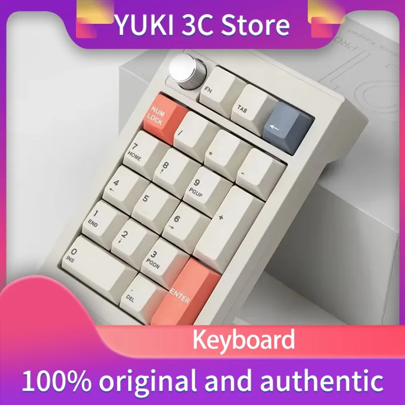 Беспроводная клавиатура Cidoo V21 21 клавиша трехрежимная горячая замена Bluetooth