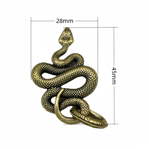 Мини-фигурки змей из меди