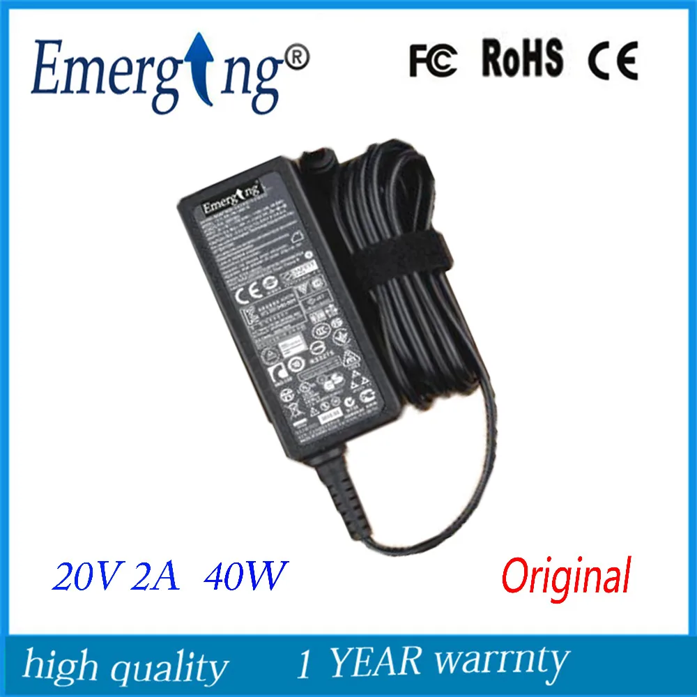 Новый оригинальный адаптер для ноутбука Lenovo G475S10 M10 U150 U160 U260, 20 в, 2 А, 40 Вт, 5,5*2,5 мм