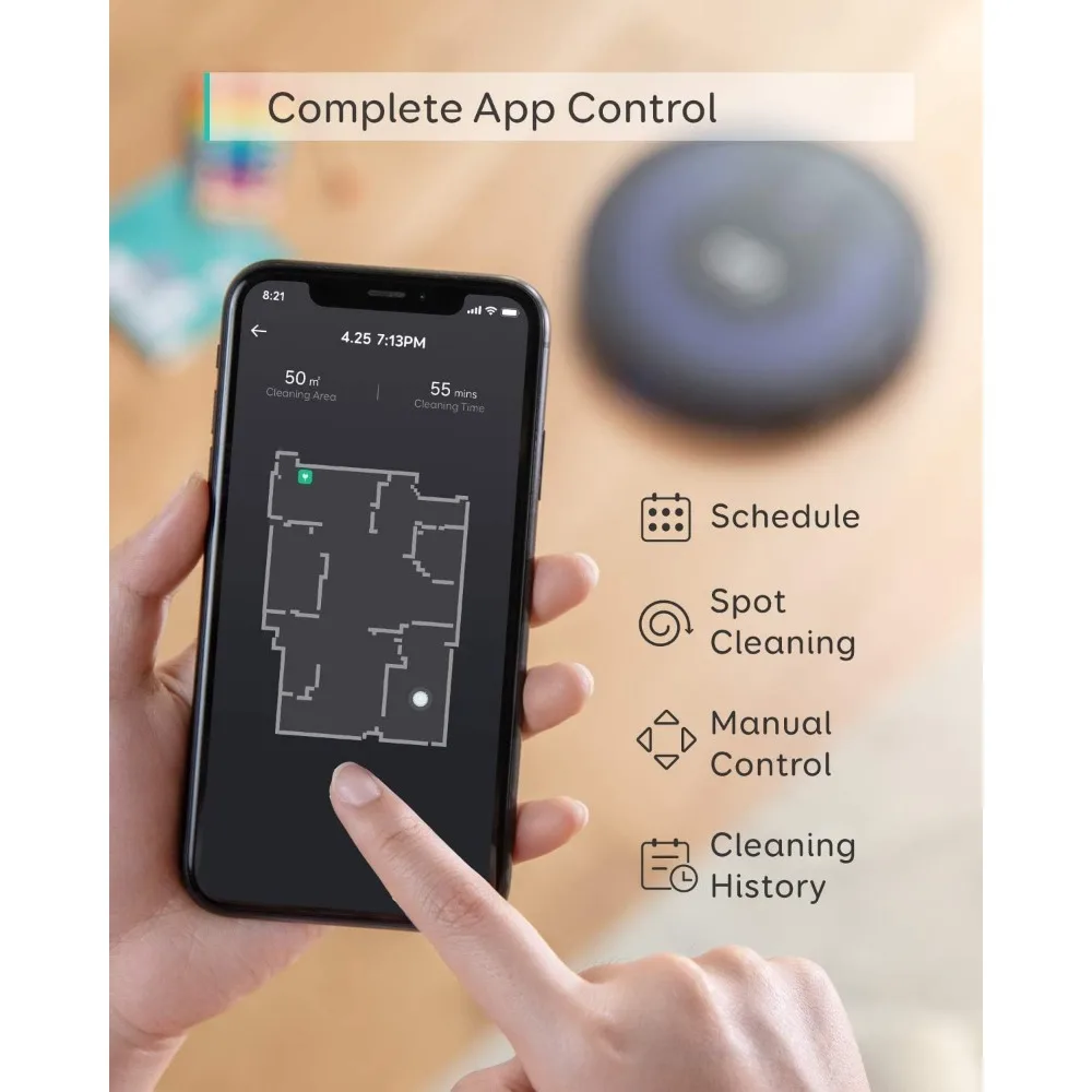 Вакуумный робот G30 2000 па пылесос для ковров и твердых полов идеально подходит