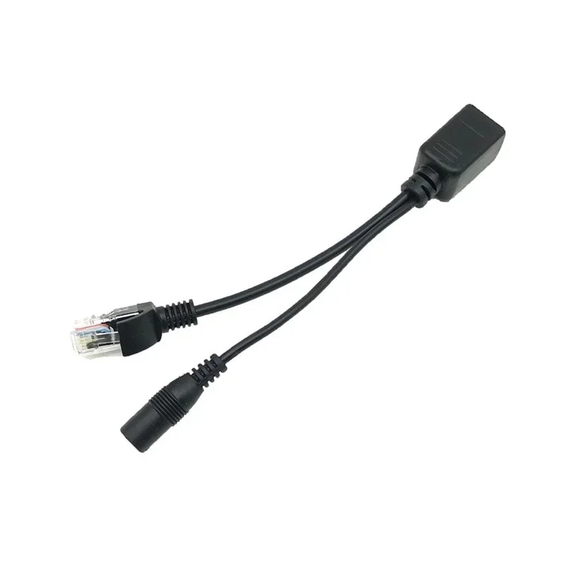 Кабель POE для IP-камеры Пассивный адаптер Power Over Ethernet разветвитель RJ45 инжектор