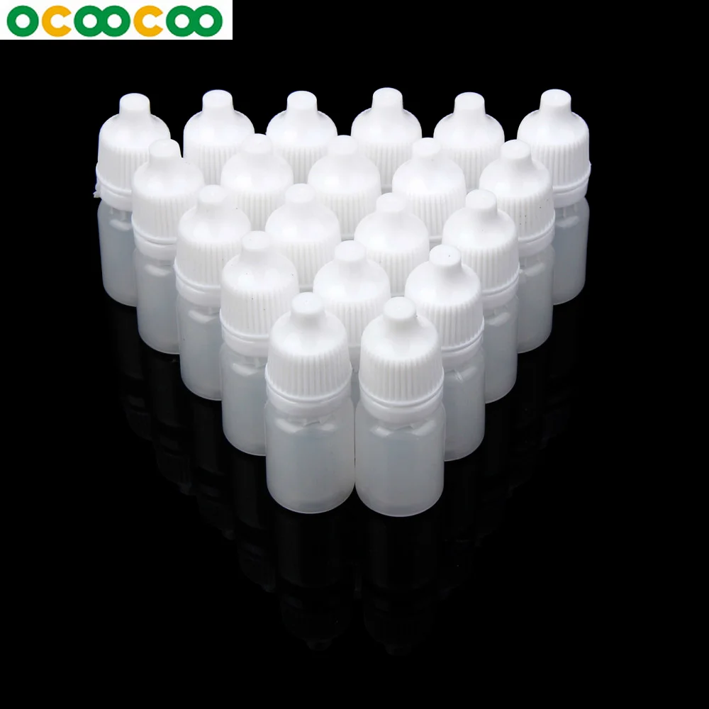 50PCS 5ml/10ml/15ml/20ML/30ML/50ML Empty Plastic Squeezable Dropper Bottles Eye Liquid Dropper Refillable Bottles17