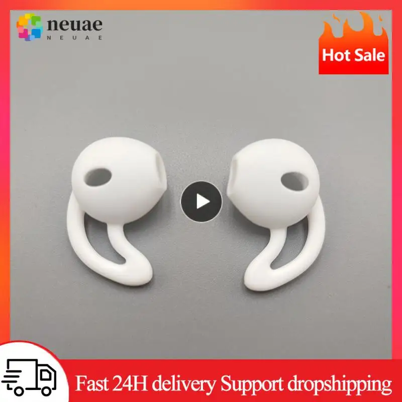 

2/4/6PCS Portable Ear Hanging Firmly Fit Enhance Sound Quality Headphone Protective Cover Food Grade Silicone