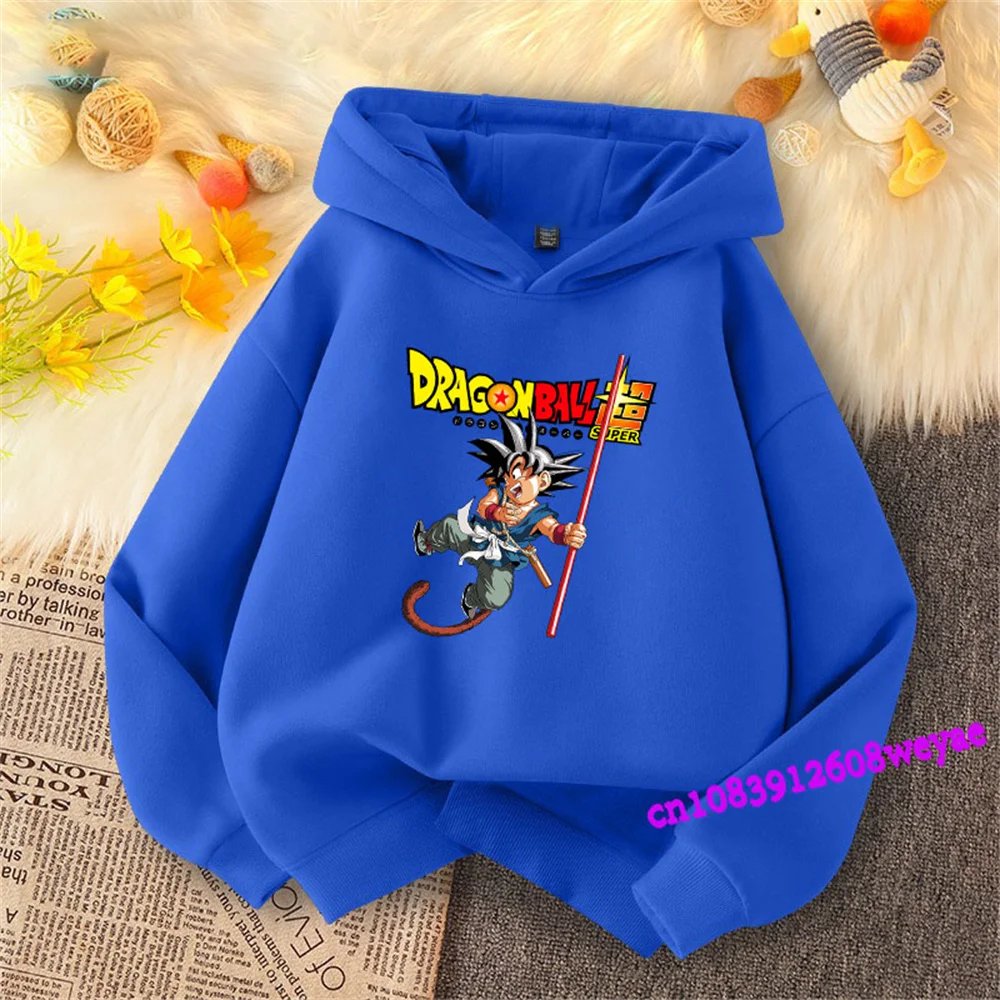 Хлопковая толстовка с капюшоном Dragon Ball Kidsland уличная одежда унисекс для