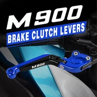 m 900 hot motorcycle accessories cnc adjustable aluminum folding extendable brake clutch levers for ducadi m900 m1000 2000 2005