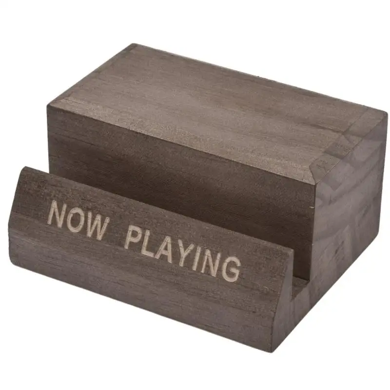 CD Record Stand Wooden Now Playing LP Storage Stands For Albums Home Decorating Storing Accessories For Vinyls CDs LPs Gifts