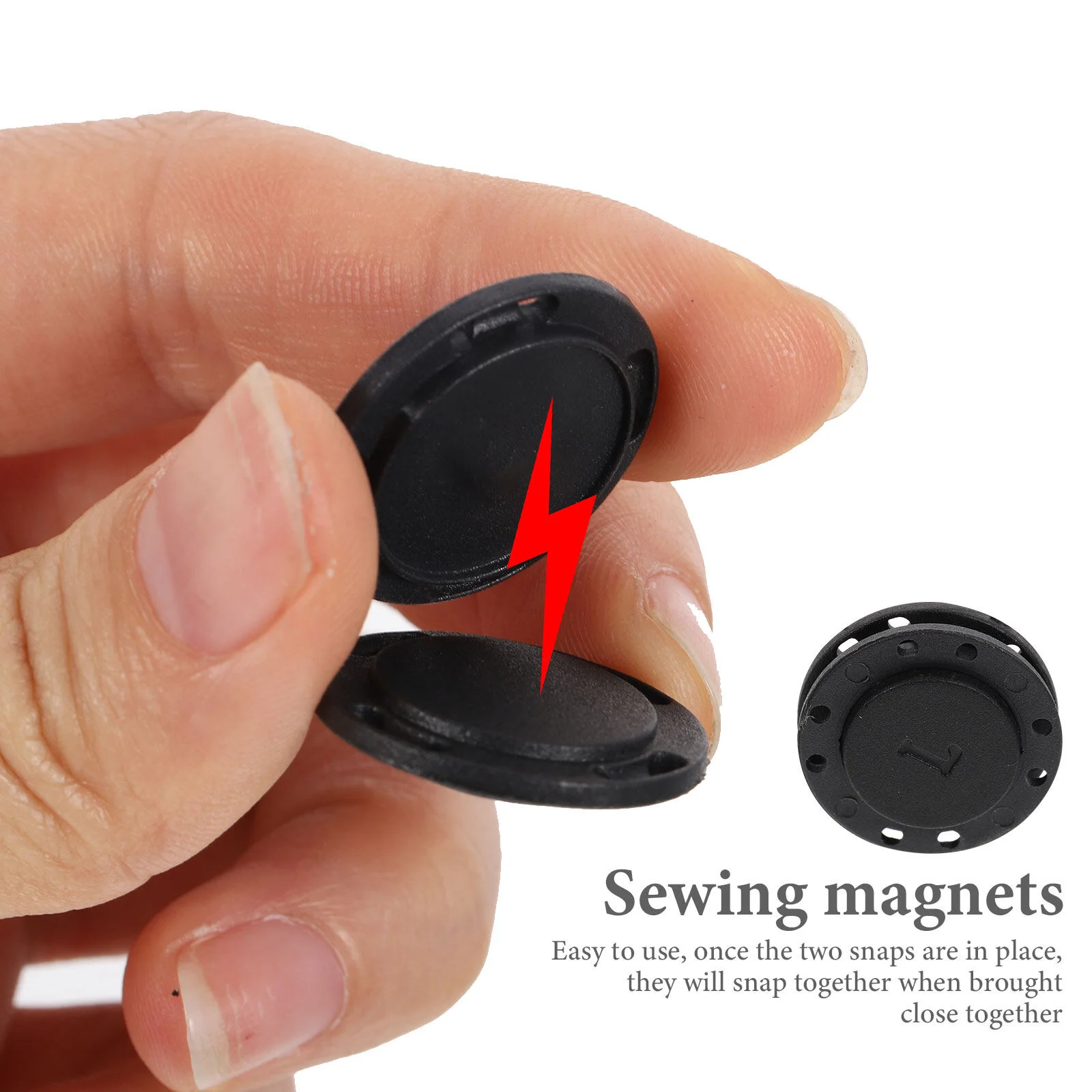 

Magnetic Buckle Large Snaps Sewing Closures Purses Buttons Coat Clothing Magnets