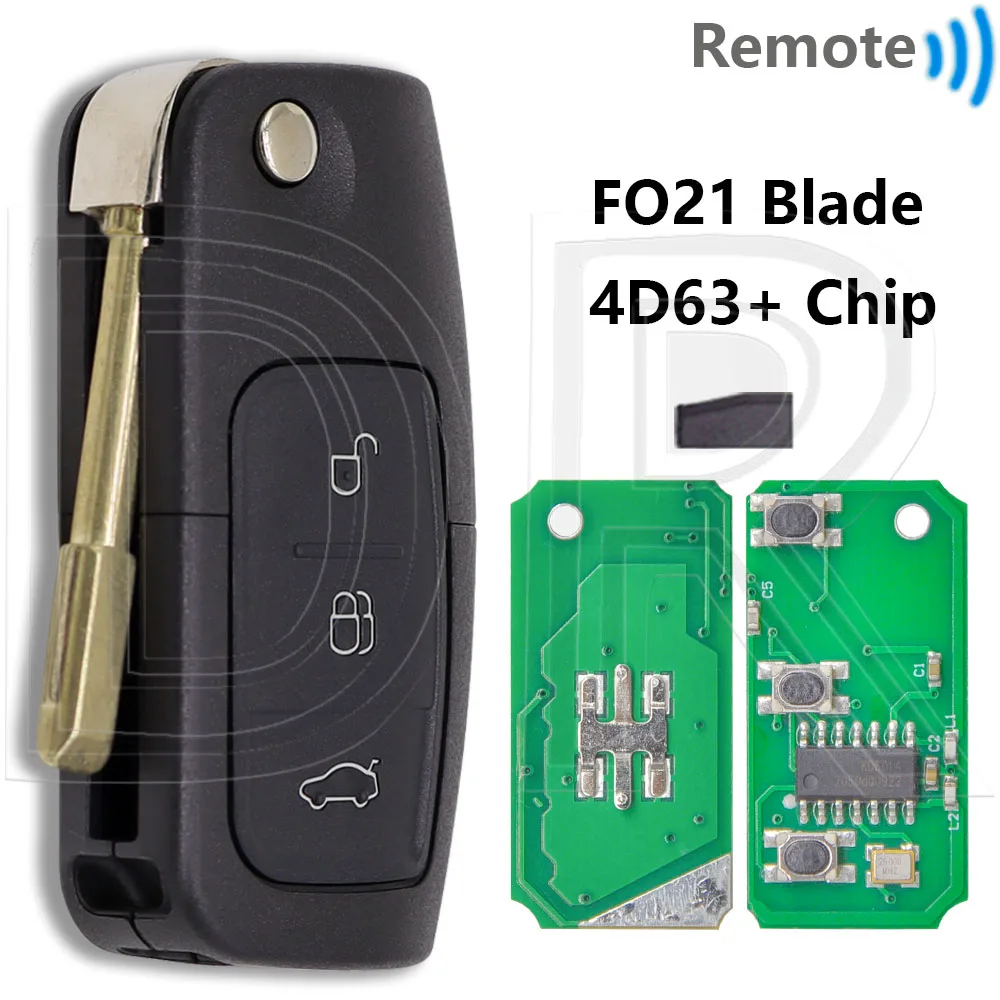 

Отличный 315/433 МГц 4D60/4D63 + чип флип автомобильный пульт дистанционного управления умный ключ для Ford Focus Fusion Transit Fiesta Mondeo Galaxy