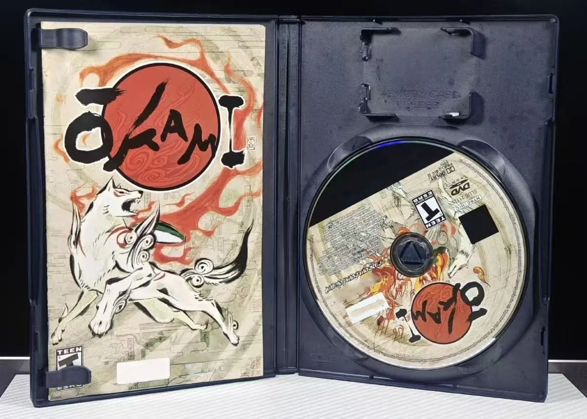 Фото Использованный оригинальный игровой диск для Sony PS2: Okami, американская версия, с инструкцией. №3
