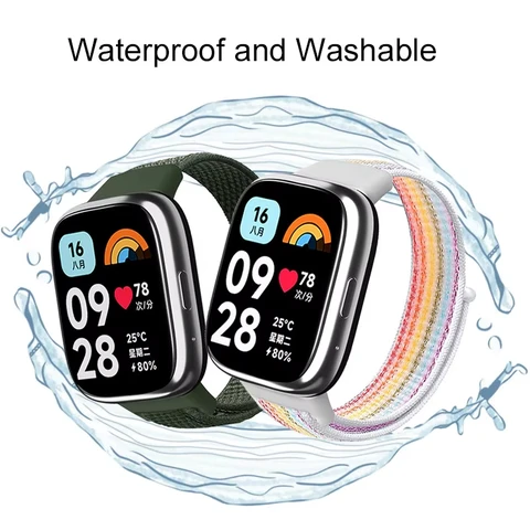 Оригинальная нейлоновая петля для Xiaomi Redmi Watch 3, активные ремешки, аксессуары, спортивные дышащие сменные ремешки Correa для Redmi 3 Lite
