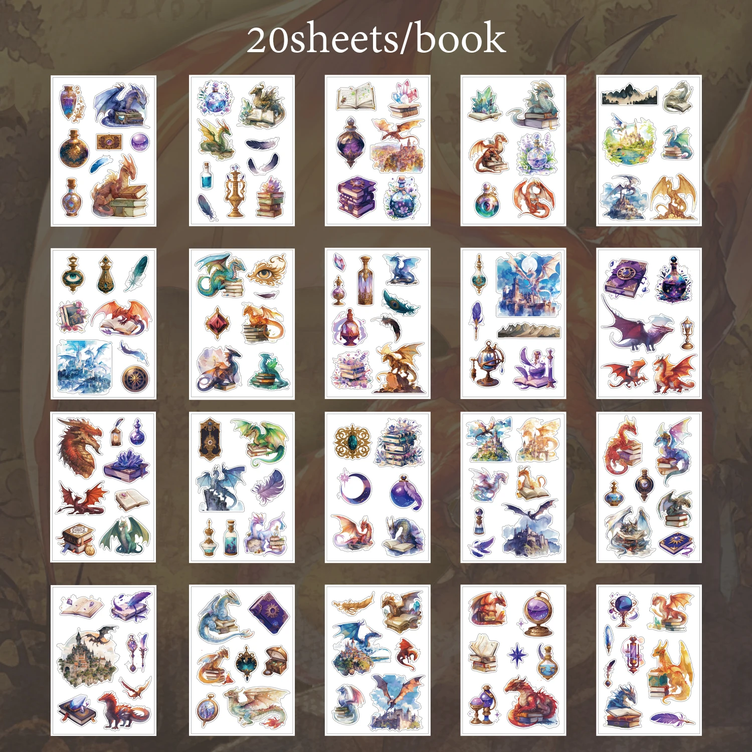 

Mr. Paper 2Style Fantasy Art Series Наклейки