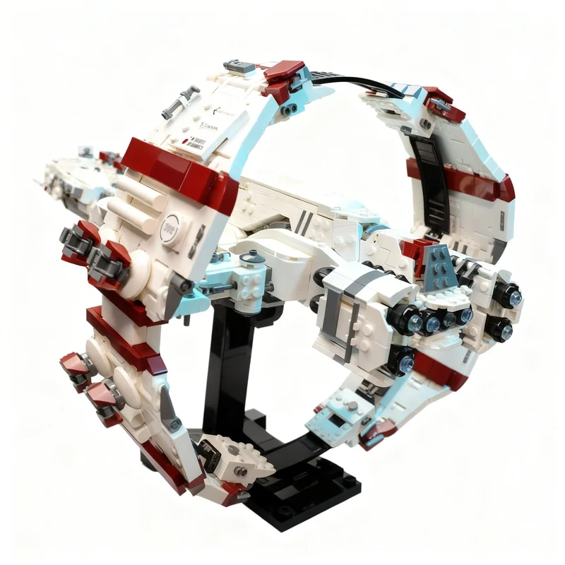 Фото 4835 деталей MOC Stratios - Sisters EVE Cruiser - Космическая модель EVE Online, конструктор, игрушка, рождественский подарок, креативный 3D-конструктор №4