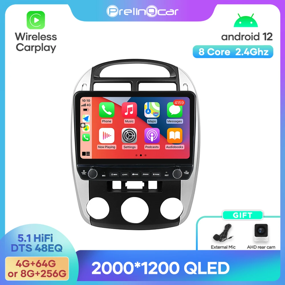 

Android 12 DTS Sound For Kia Cerato 2004 - 2008 Years Navigation Multimedia Car Player Radio 2Din Stereo Bluetooth 48EQ