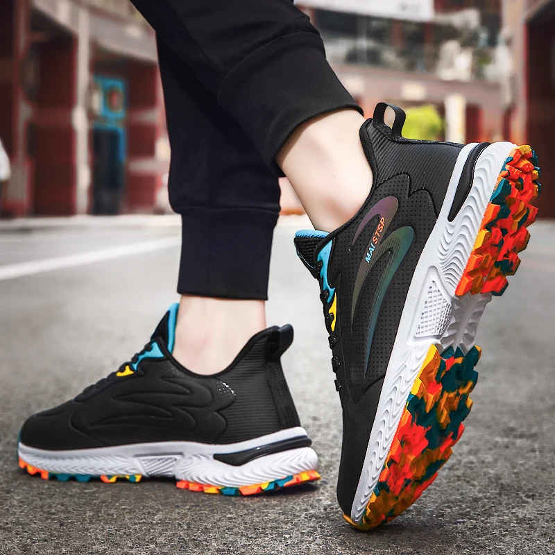 Men's Running Sneakers Men's Professional Walking Fitness Shoes Brand Light Training Tennis Sneakers Men's Comfortable Sneakers