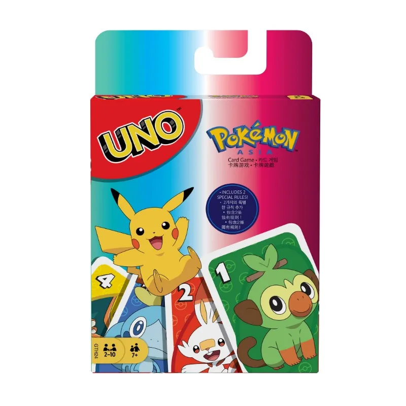 

Pokemon UNO Game Family Funny Entertainment Board Game Pikachu Anime Poker Cards Party Game Kids Toy Christmas Gifts