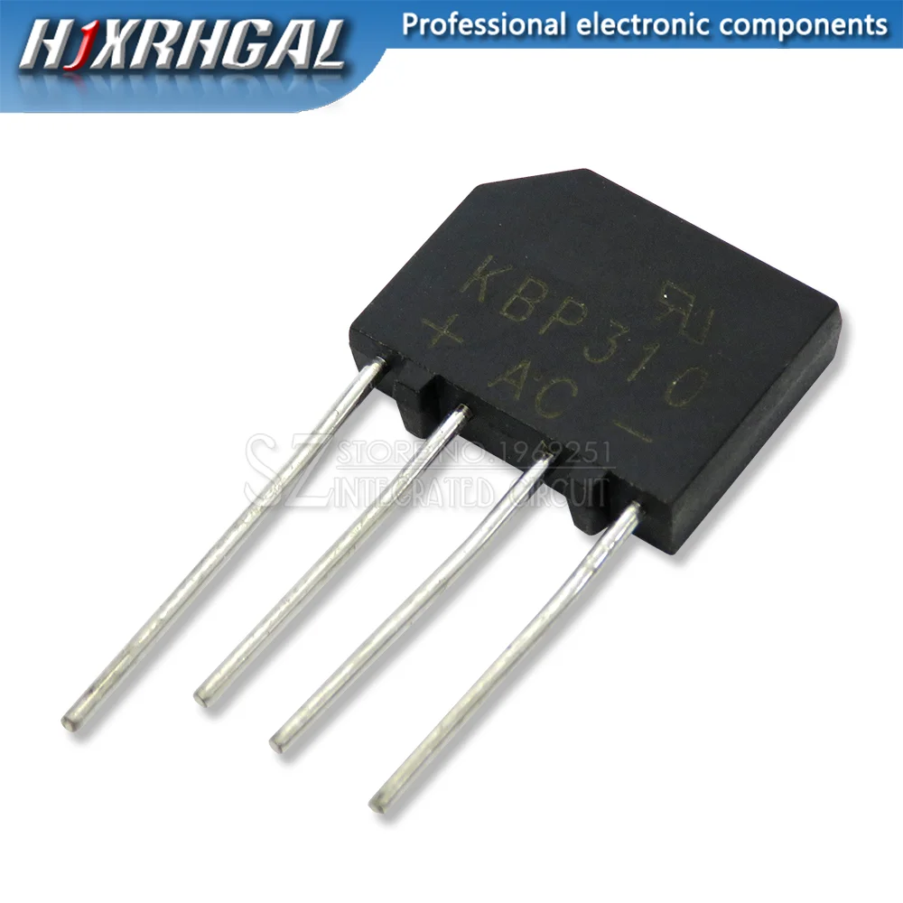 10 шт. KBP310 1000V ZIP 3A мостовой выпрямитель KBP206 KBP210 KBP307