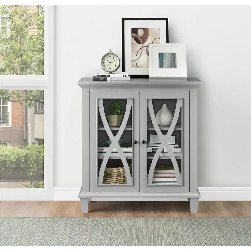 

Double Door Cabinet, Multiple Colors - Gray