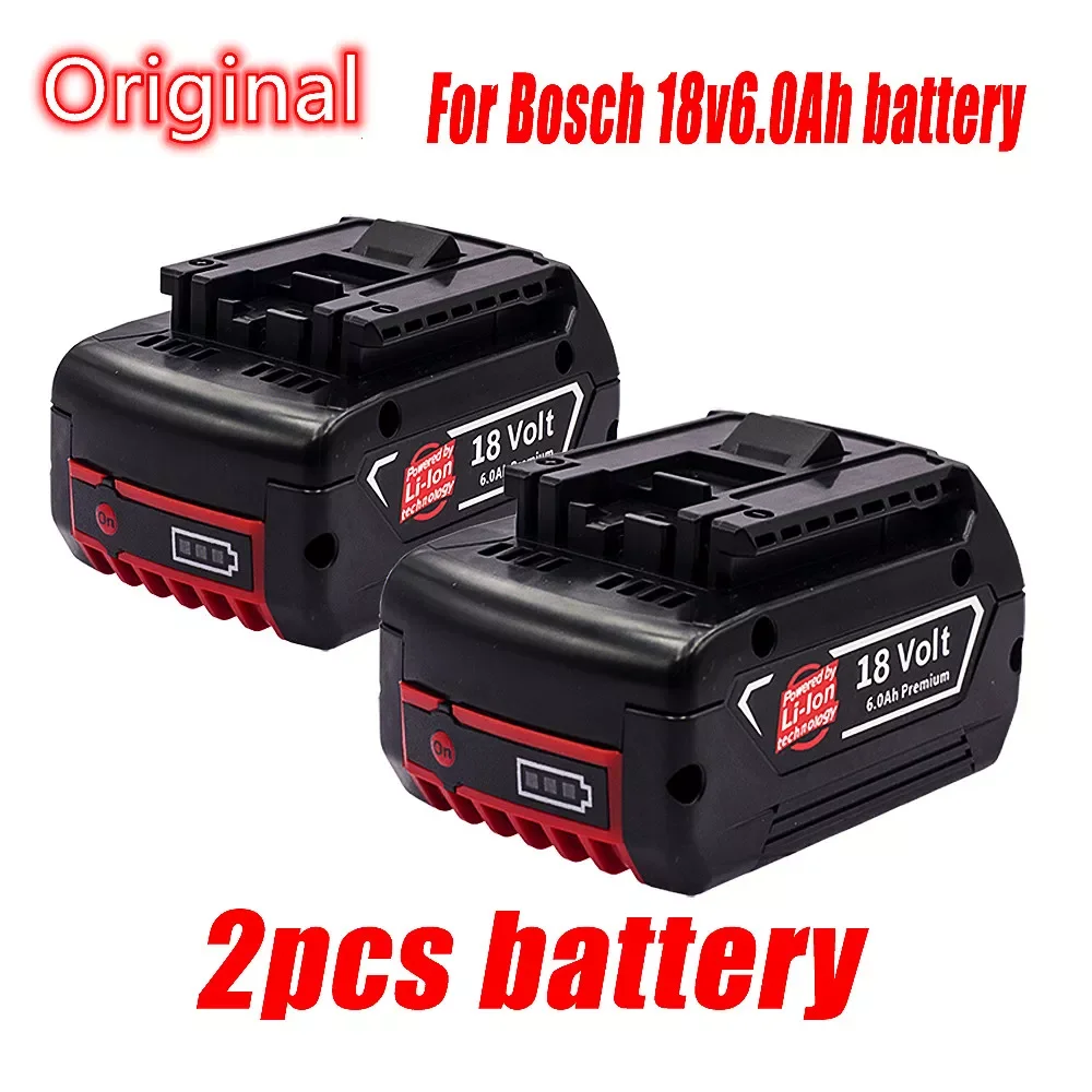 

Original Replace Bosch Professional Battery 18V 6.0Ah Power Tool BAT609 BAT618 BAT610 BAT619 Rechargeable Lithium Batteries