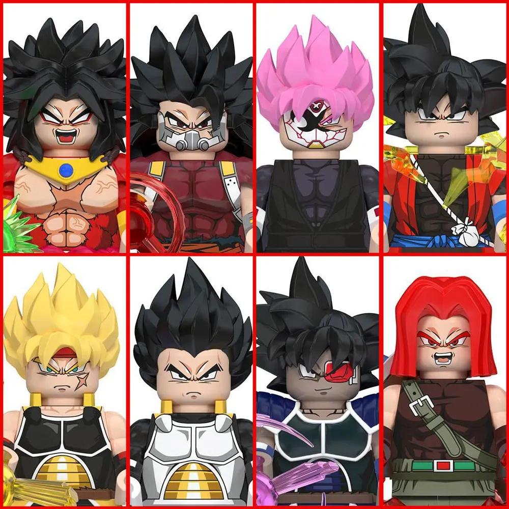 WM6179 Конструктор DRAGON BALL: Гоку, Вегета, Транк, Броли — минифигурки и аксессуары. Подарки на Хэллоуин и Рождество для детей. (art.: 3920dc1ae869f) - 3920dc1ae869f