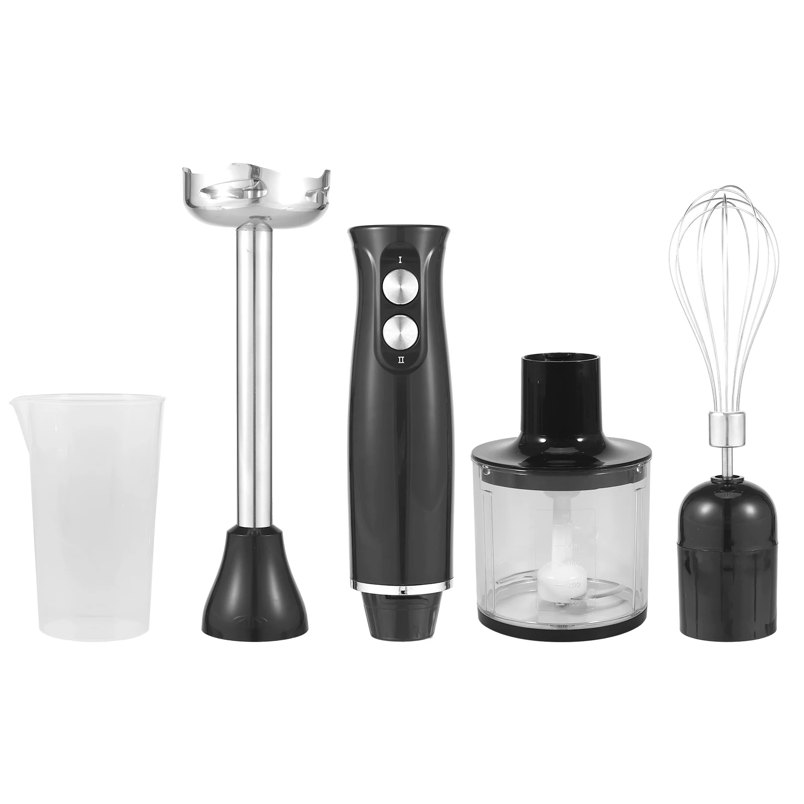 

Погружной ручной блендер с 2 регулируемыми скоростями, ручной блендер, съемный ручной блендер из нержавеющей стали, набор с электрическим венчиком