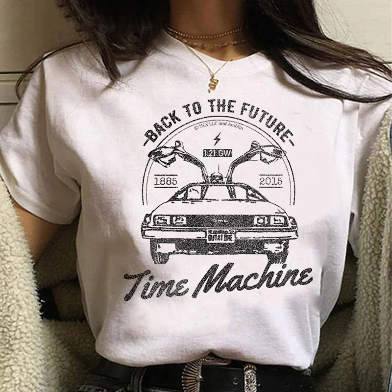 

back to the future summer top male aesthetic manga 2022 japanese casual clothes top tees aesthetic