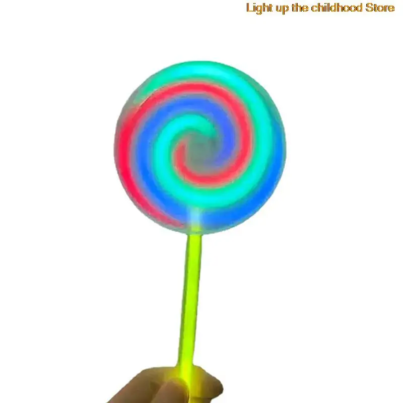

1 шт. красочная светящаяся вращающаяся палочка-ветряная мельница волшебная палочка принцесса леденец палочка ночные игры инструменты фоль...