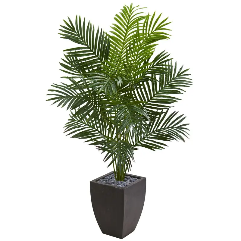 

Paradise Artificial Palm Tree in Black Planter