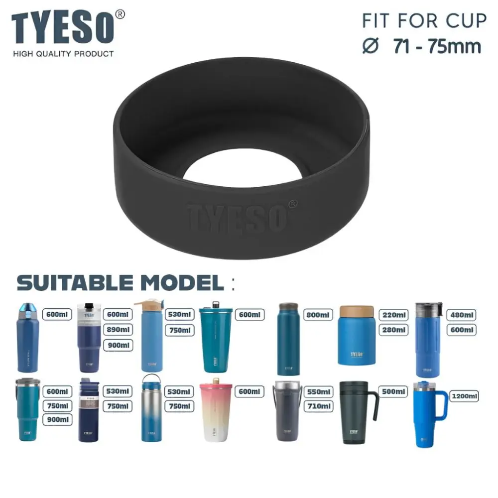 

Силиконовая нижняя крышка для бутылки Tyeso 71-75 мм