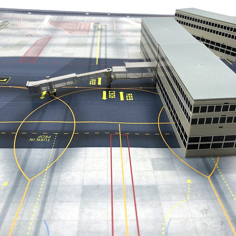 1/400 наземный сервис в аэропорту терминальный мост контрольная башня уличный