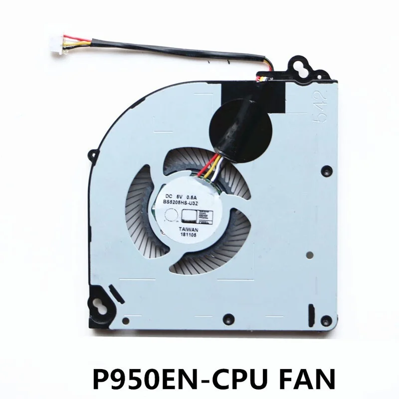 4-контактный вентилятор процессора для ноутбука CLEVO P950EN P950EF P950ER P970EX P950HR P950HP P957HR