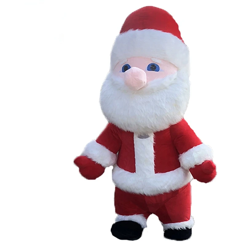 

Inflatable Santa Claus Snowman Mascot Costume Adult Fancy Dress Christmas Party kawaii Mascot Costume Carnival Costumes