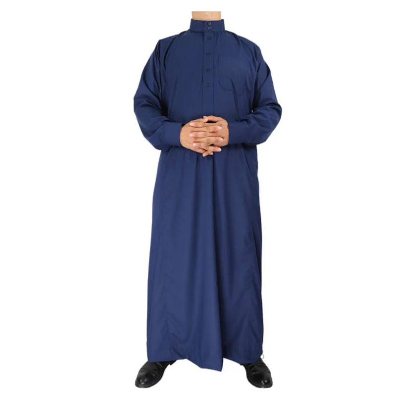 Muslim Islamic Clothing for Men Arabia Jubba Thobe Dubai Men's Kaftan Pakistan Abaya Khiam Nigeria Tradistional Wear for Men