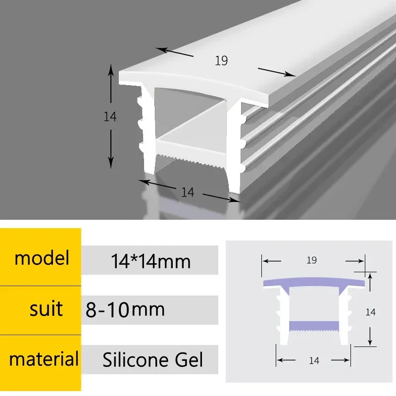 

Светодиодная лента RnnTuu силиконовая гибкая 10м 3мм 5мм 8мм