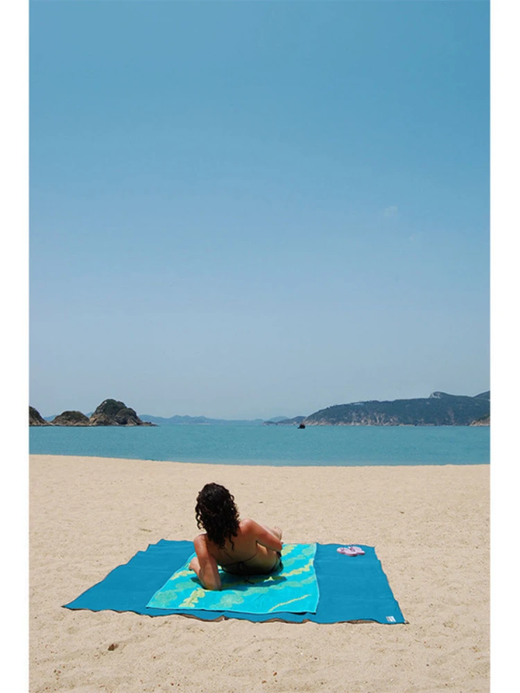 Новинка женское одеяло с волшебным песком портативная Водонепроницаемая