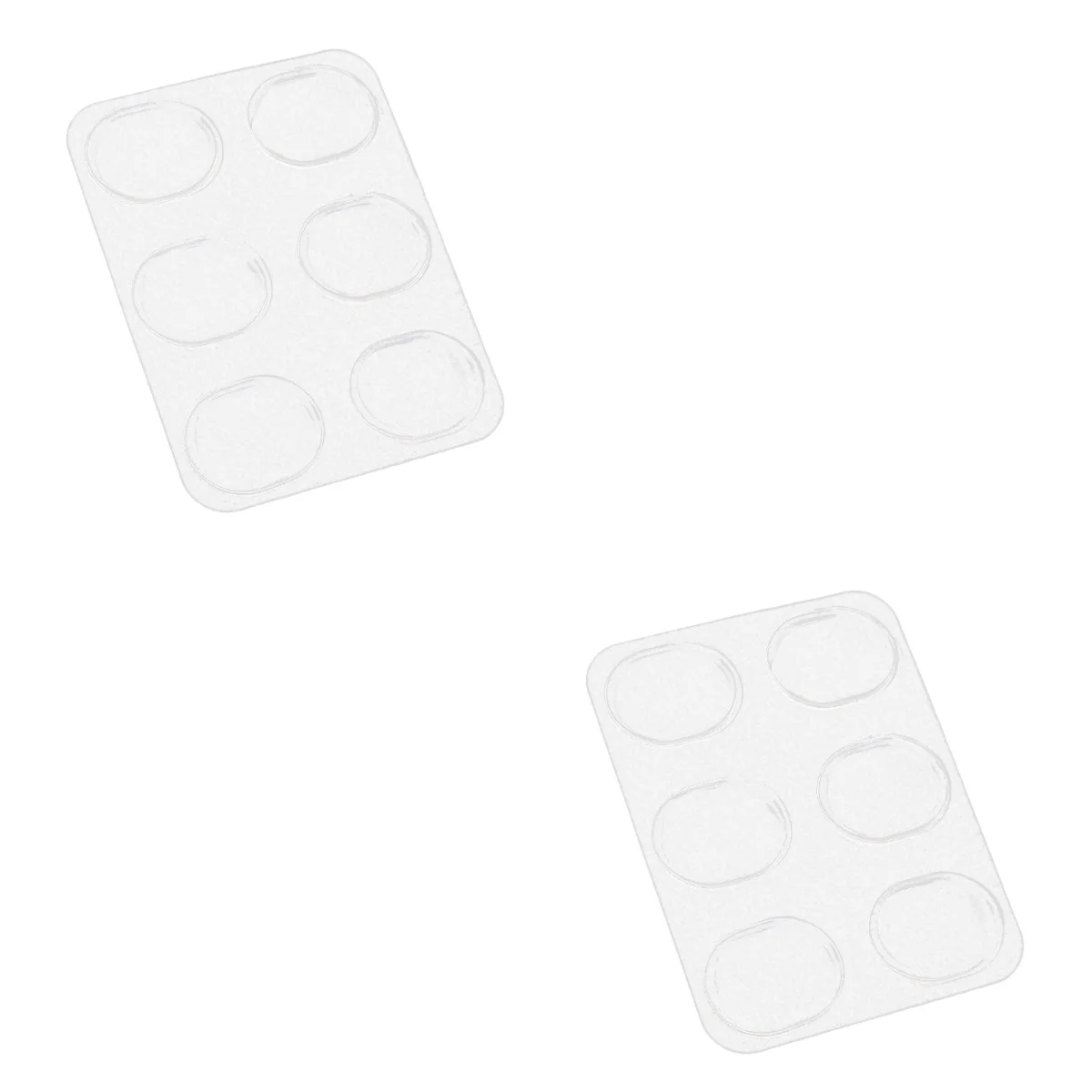 

12 шт., самоклеящиеся силиконовые бесшумные колодки для барабана