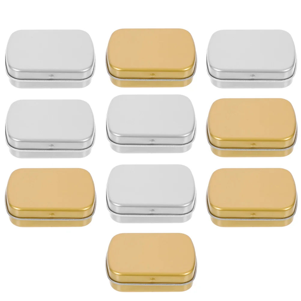 10 шт. жестяная коробка банки для хранения конфет банка маленький железный