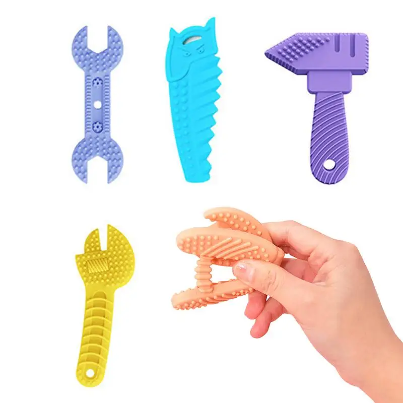 

5 шт., Силиконовые Прорезыватели для зубов