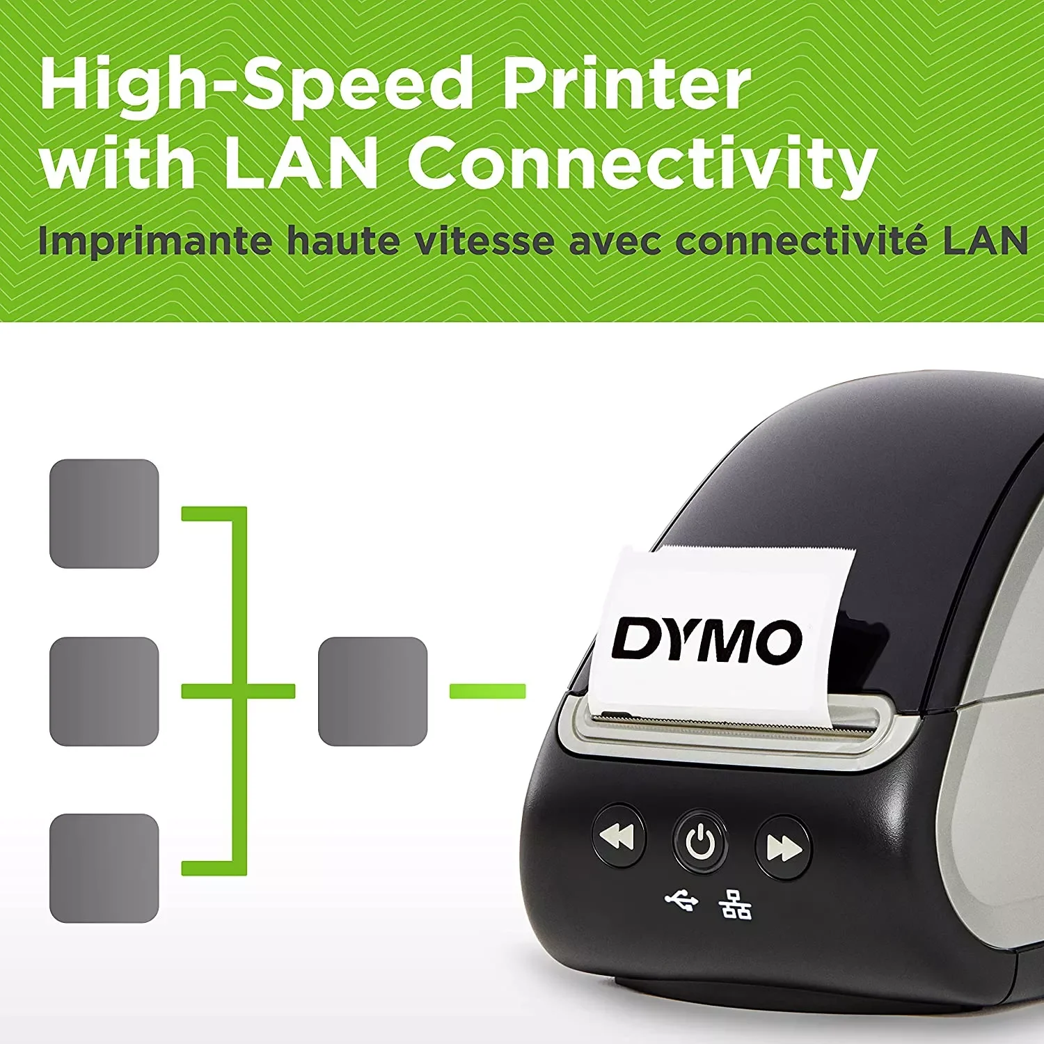 

NEW2023 Label printer LabelWriter 550 Turbo | Rotuladora with high speed direct thermal printing | Automatic recognition label