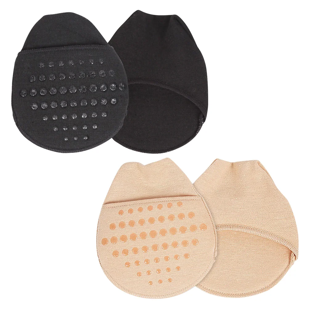 

2 Pairs Metatarsal Pads of Cushions Pads for Feet ( Black Skin Color )