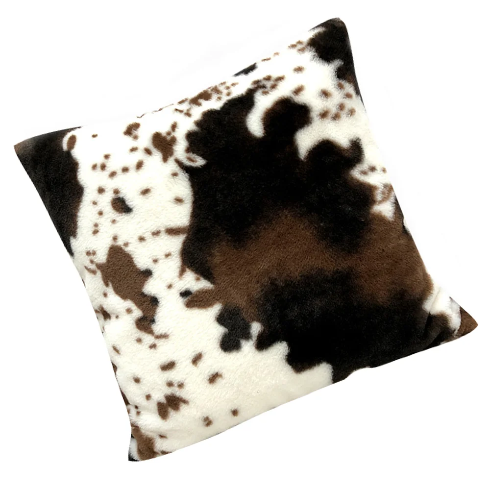 

Cover Pillow Pillowcase Throw Cushion Case Bed Cow Sofa Decor Pillowcases Decorative Cowhide Covers Home Farmhouse Black White