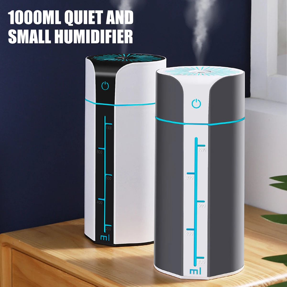 Kit Ultra-quiet Air Humidifier With 2 Mist Modes Mini Portab