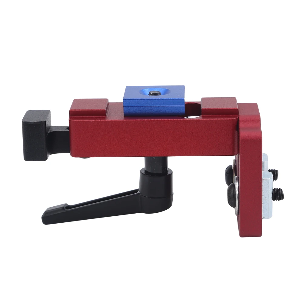 

New Fixed T Slot Miter Track Stop Locator Sliding Brackets Woodworking Rail Retainer Chute Backing Connector For 45 T-track