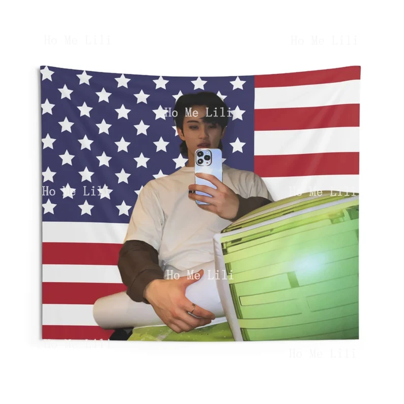 Марк Ли Lightstick флаг баннер гобелен Kpop Декор подарок веер