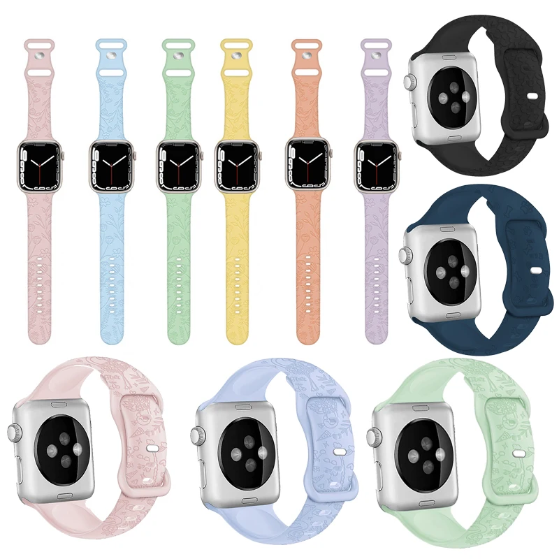 

Силиконовый сменный ремешок для часов Apple Watch, 38/40/42/44 мм