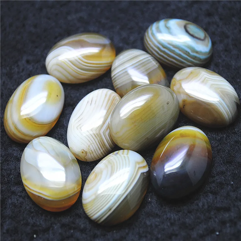 

5PCS Nature Gemstone Cabochons Oval Shape 18X25MM DIY Jewelry Accessories Natural Colors Wholesale Free Shippings