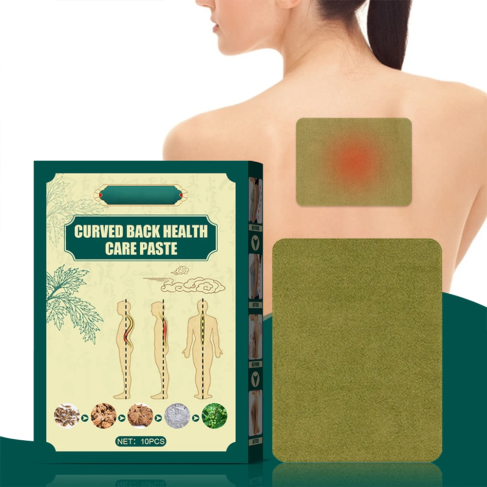 Curved Back Correction Care Stickers Hunchback Round Shoulders Forward Leaning On The Desk Joint Spine Neck Hunchback Stickers